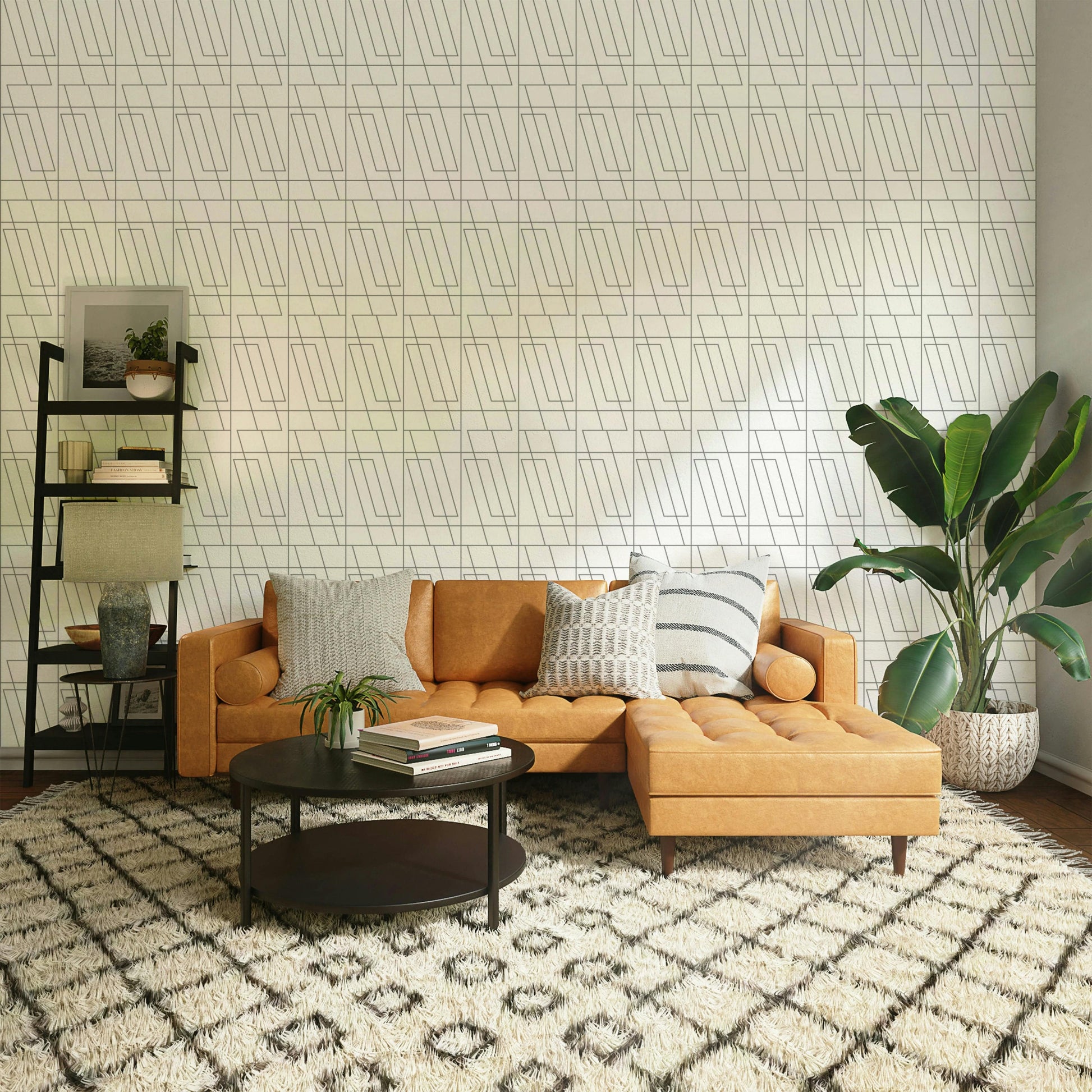 Wallpaper for walls with a clean, contemporary feel

