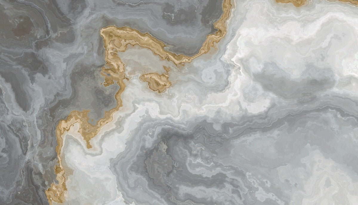 Gray Marble Wallpaper Mural in your room
