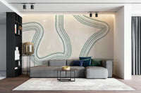 A classic abstract design wallpaper for walls.

