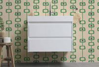 Green Linen Mid Century Atomic Orbs Wallpaper with texture
