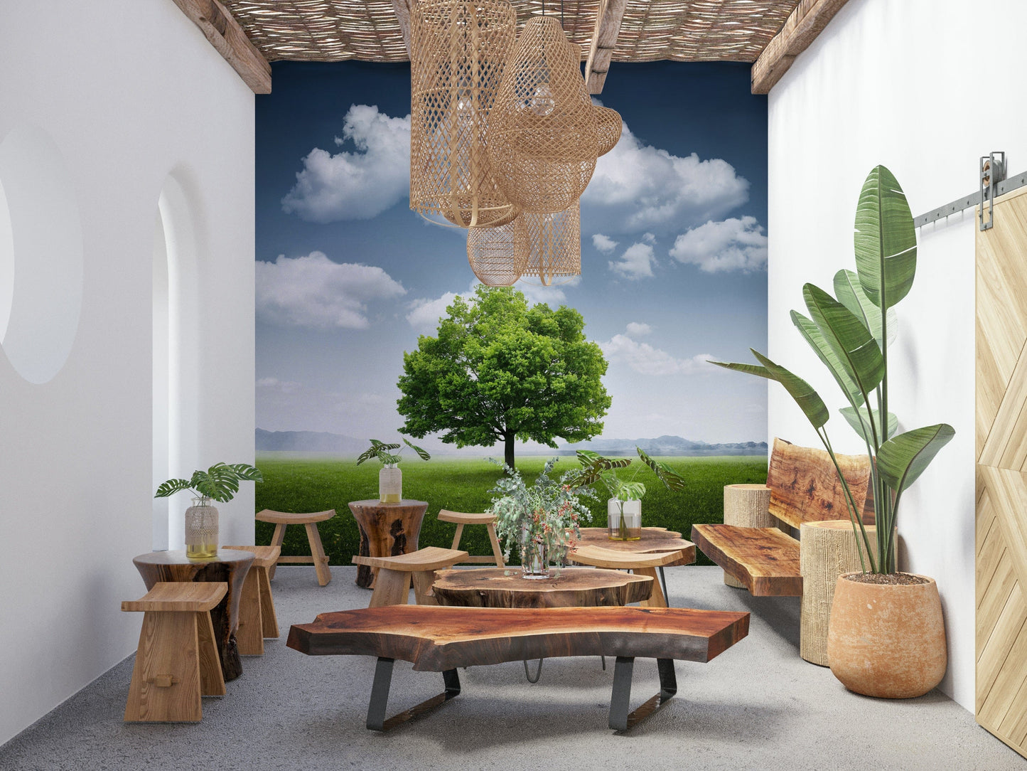 Fields of Green Wall Mural -2213762