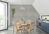 Decorative Boho Nature Wall Mural Artwork Subtle Texture.