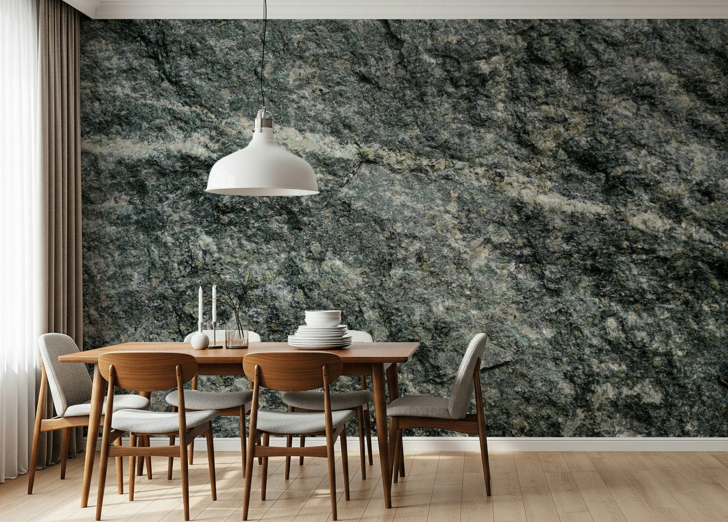Granite Grey Wall Mural -2566625