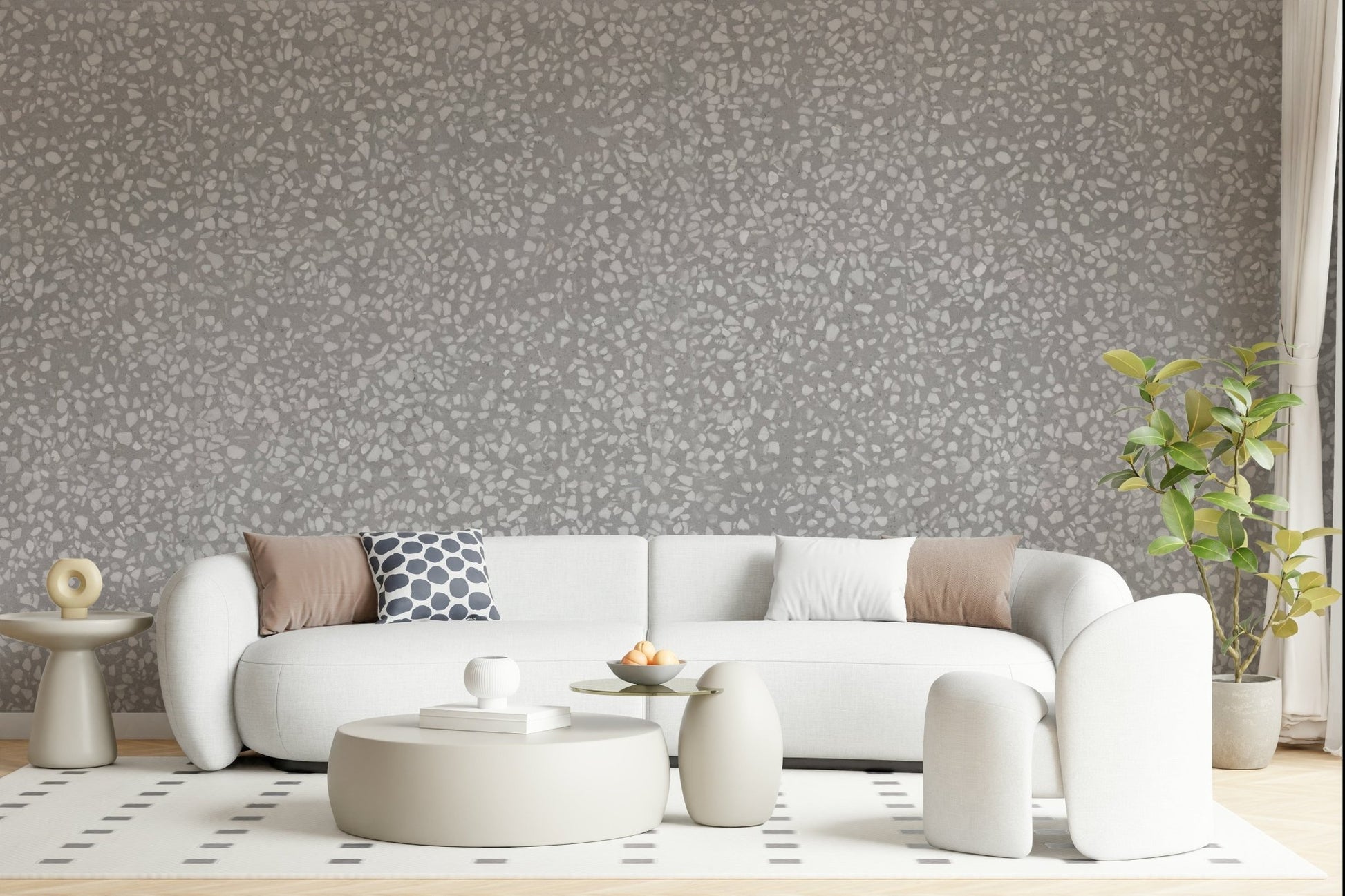 Seamless Natural Stone Textures mural smooth abstract design.