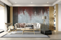 Wall mural featuring gritty textures and subtle gradient fades for artistic and industrial interiors.