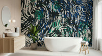 A classic abstract design wallpaper for walls.
