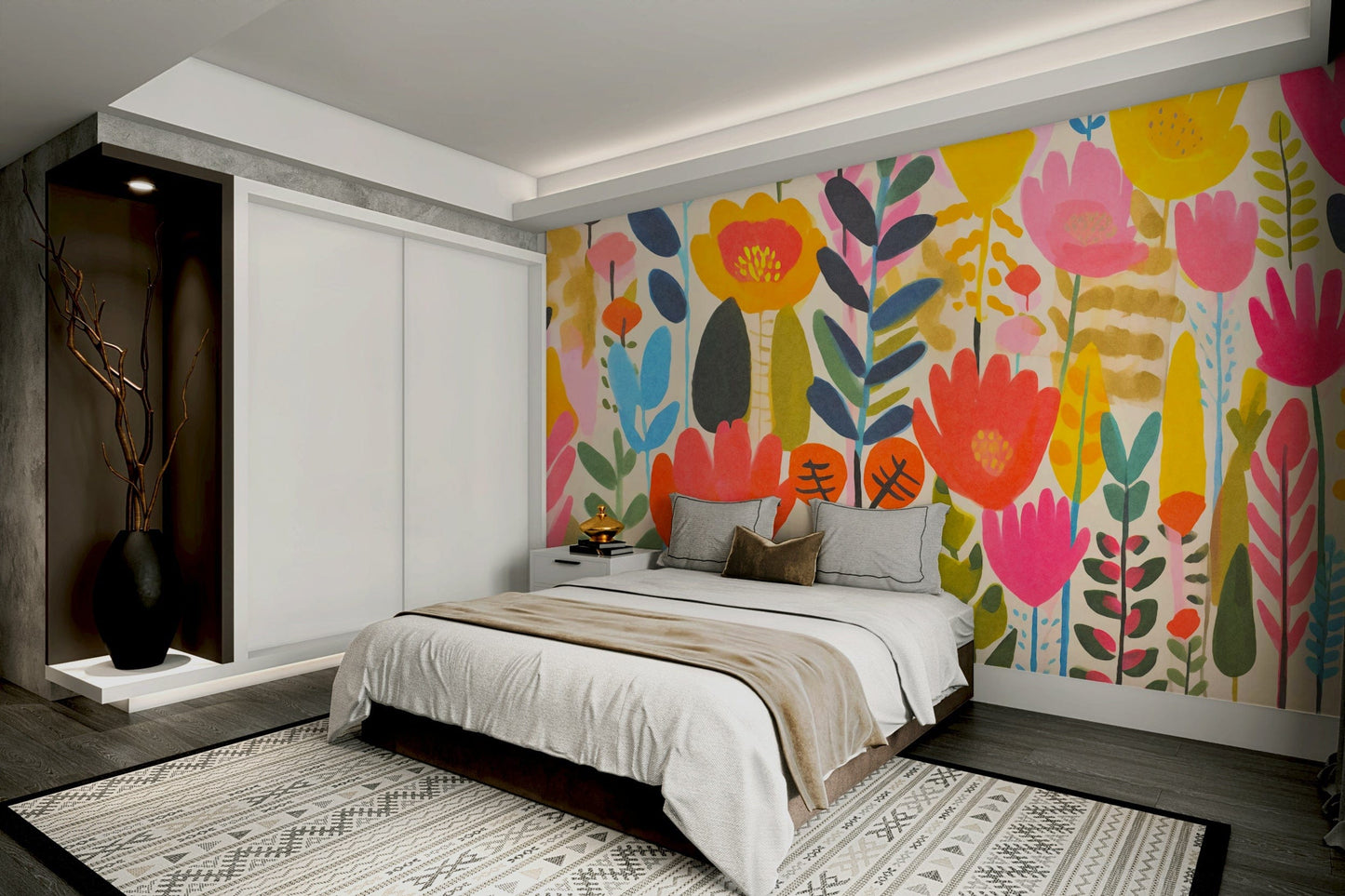 This piece is ideal for a child's room, a playroom, or a creative space.
