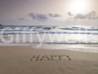 Happy Beach Vibes Wall Mural