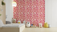 Happy Retro Blooms Wallpaper⁠
