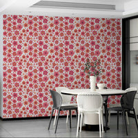 Happy Retro Blooms Wallpaper⁠