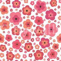 Happy Retro Blooms Wallpaper⁠