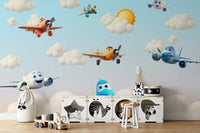 The image is suitable for a child's room or a nursery.

