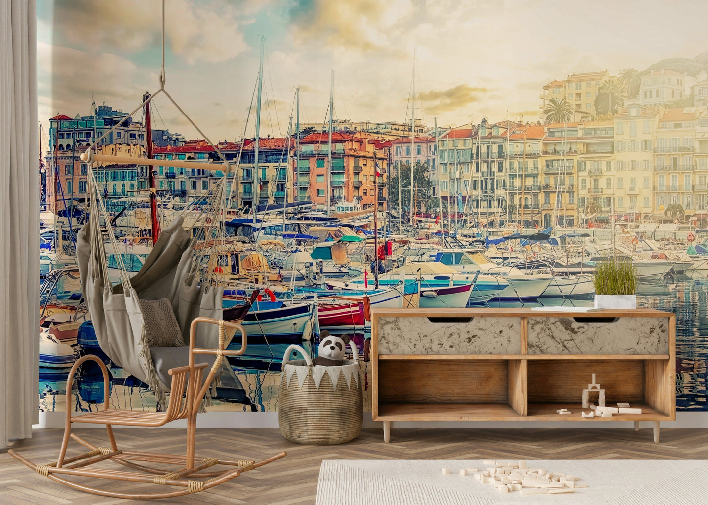 Harbor Serenity Wall Mural