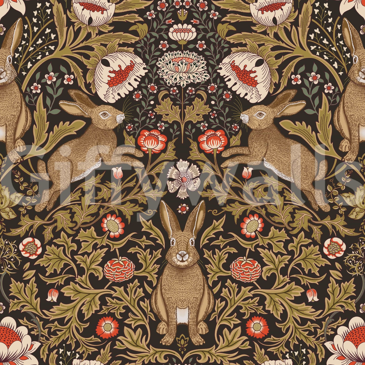 Hare & Bloom Wallpaper⁠