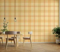 A contemplative fall design wallpaper mural for a feature wall.

