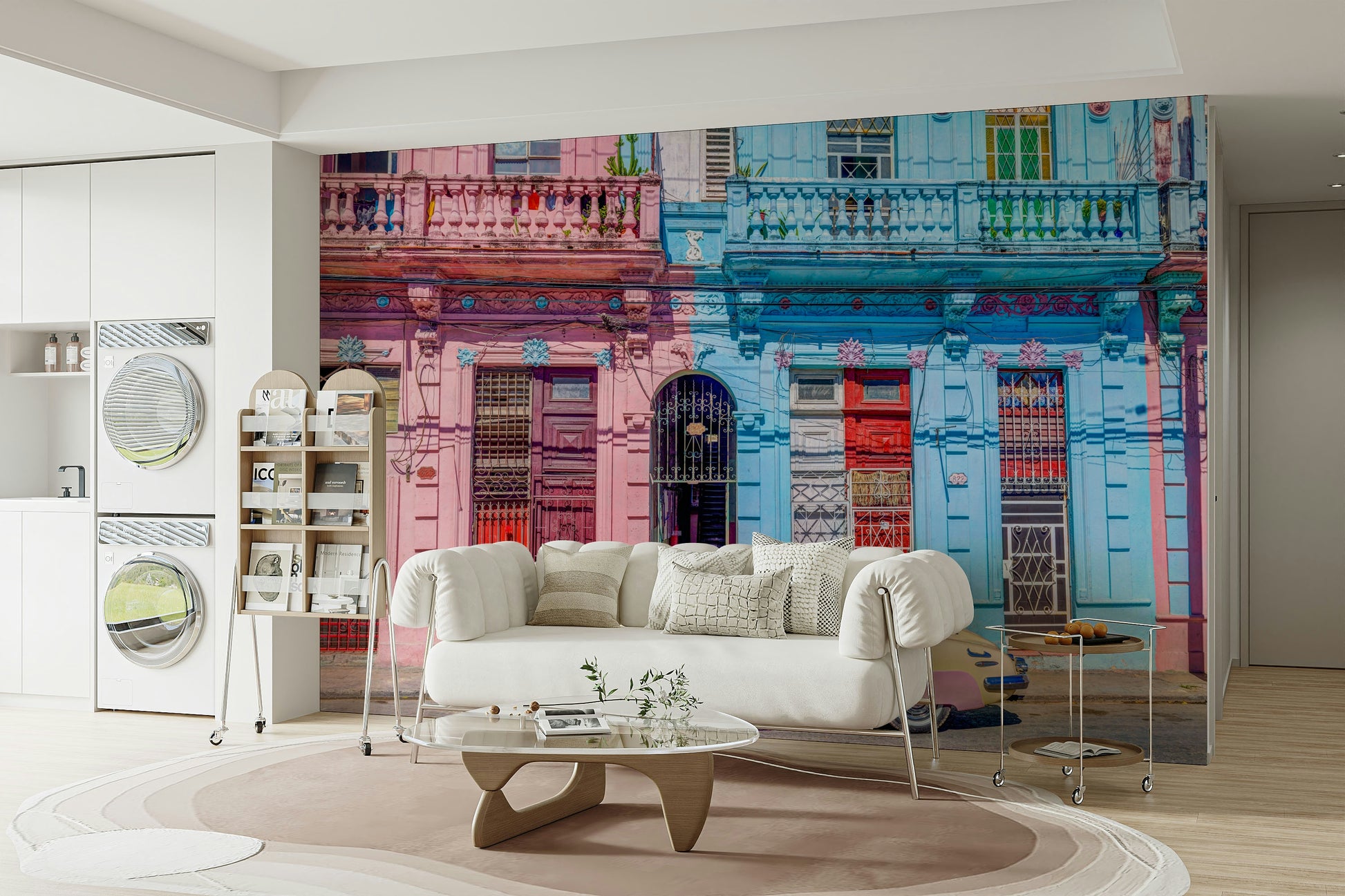 A sophisticated and elegant wall covering.

