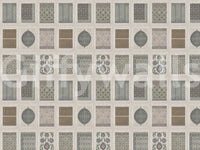 Decorative tile arrangement Heritage Pattern Gallery wall mural pattern