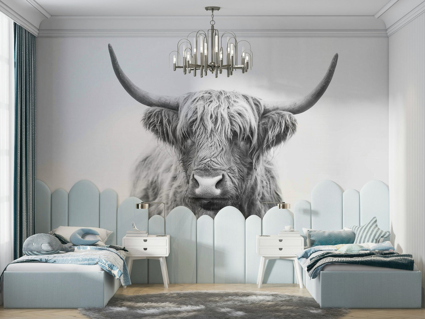 Wall decor evoking the spirit of the Highlands and nature.

