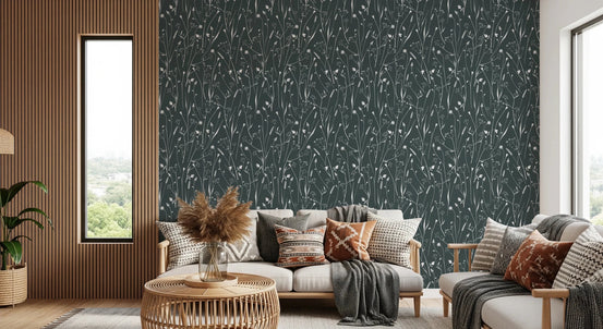 Homeland Floral Outer Space Wallpaper⁠