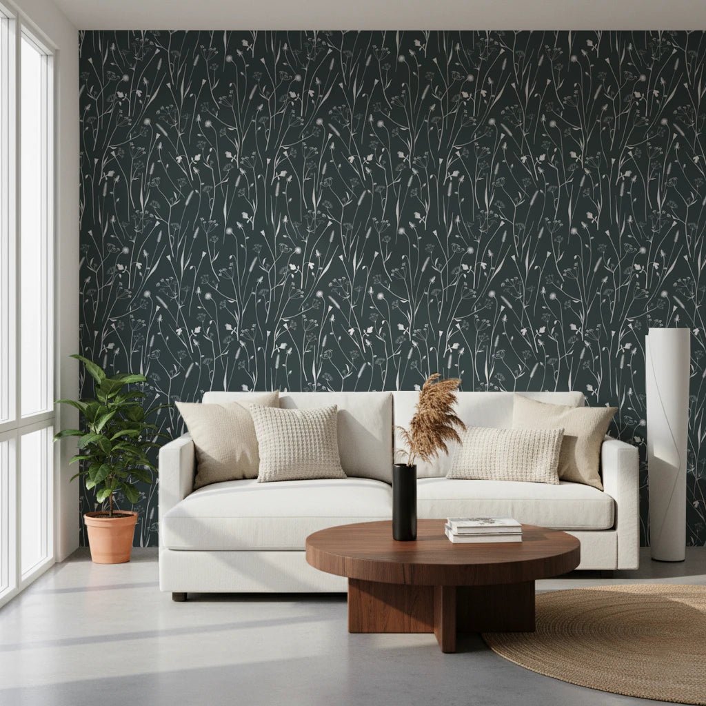 Homeland Floral Outer Space Wallpaper⁠