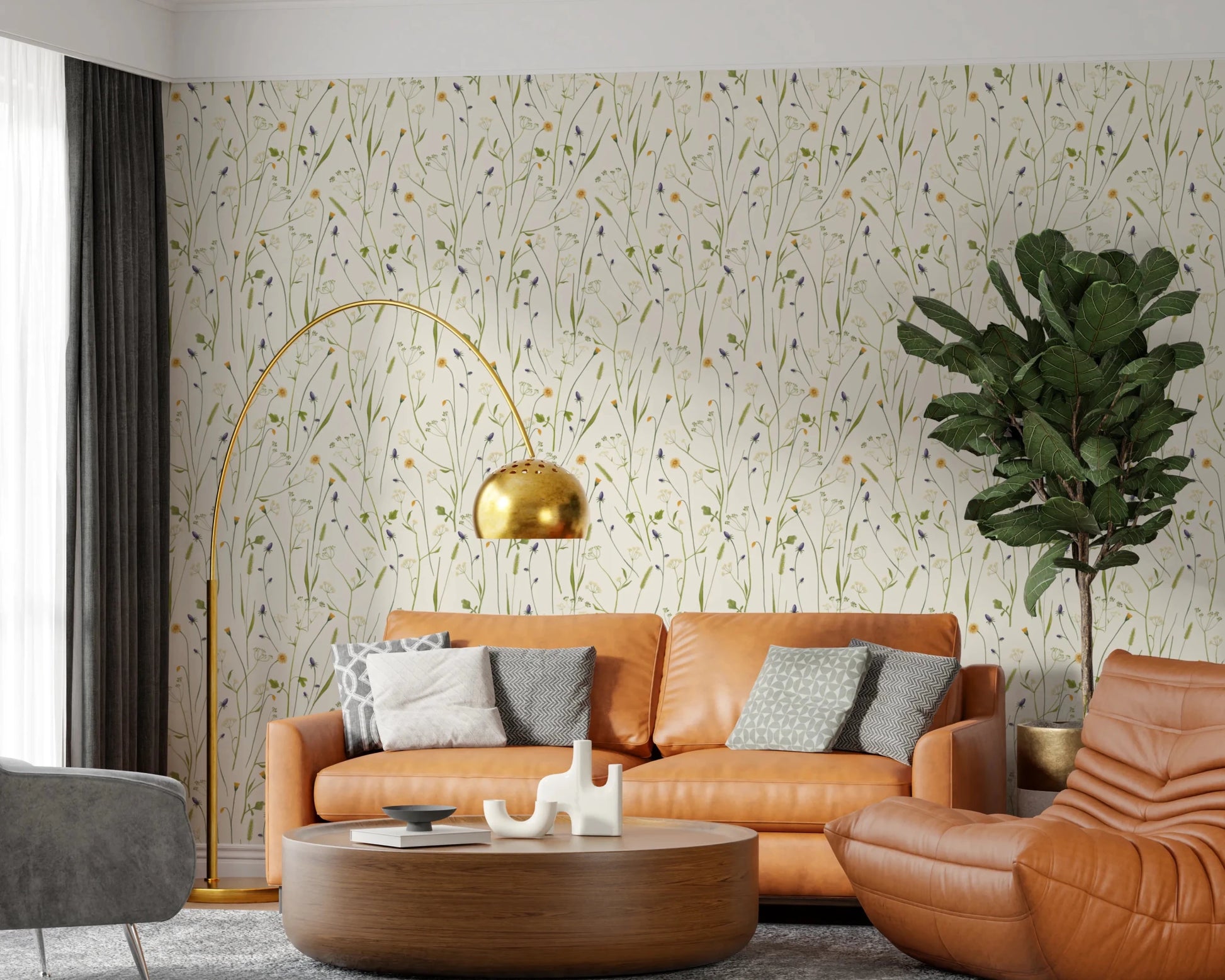 Homeland Floral Wallpaper⁠