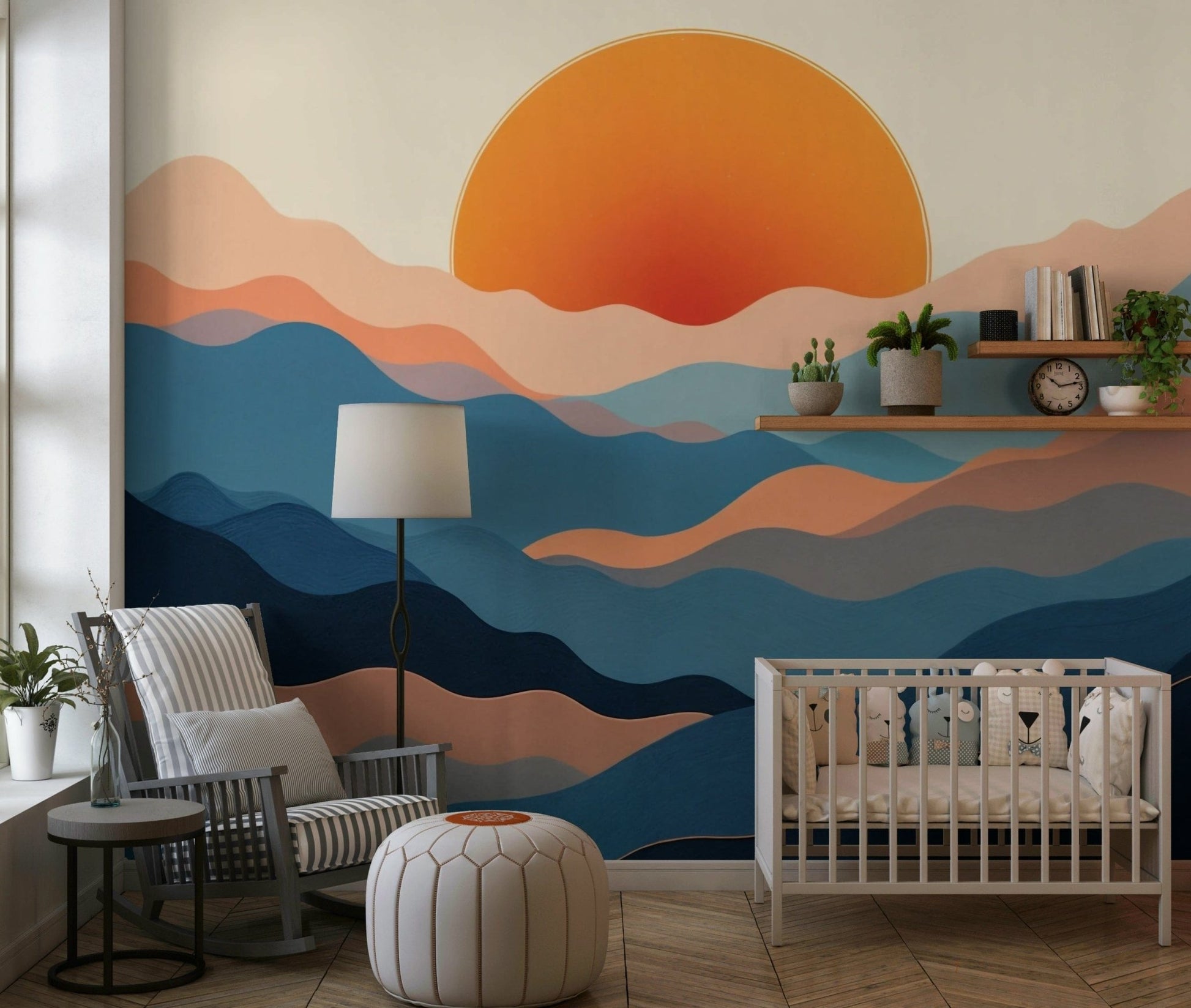 Horizon Layers Wall Mural