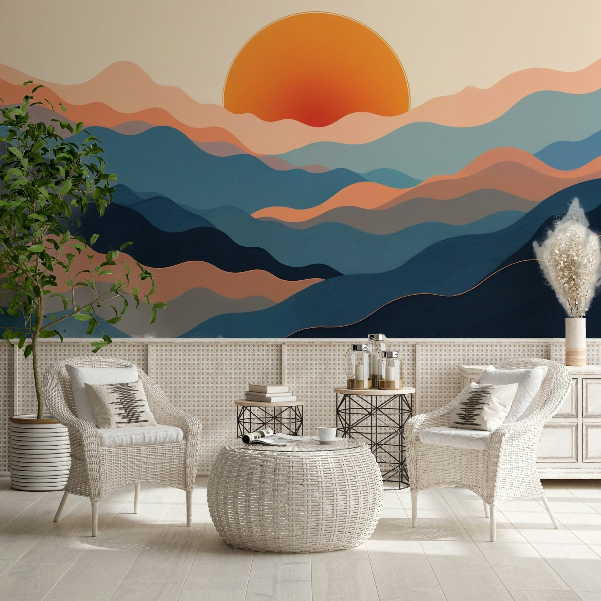 Horizon Layers Wall Mural
