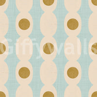 Abstract geometric Hourglass Echo wallpaper for sleek, stylish interiors.
