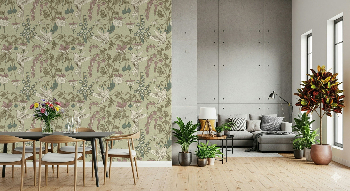 Hummingbird Harmony Wallpaper⁠