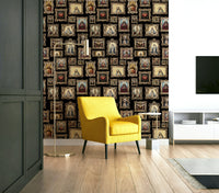 The overall feeling is one of classic elegance, artistry, and a hint of spiritual reverence.
