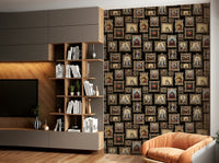 The design is highly detailed and ornate, with many swirls and curls.
