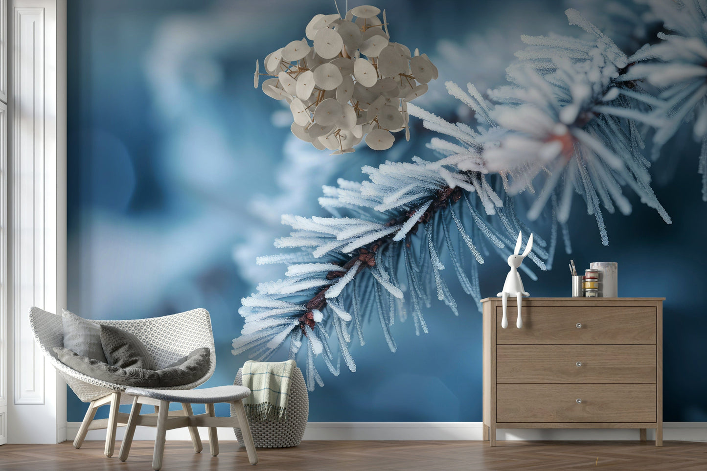 Icy Branch Serenity Wall Mural -2559591