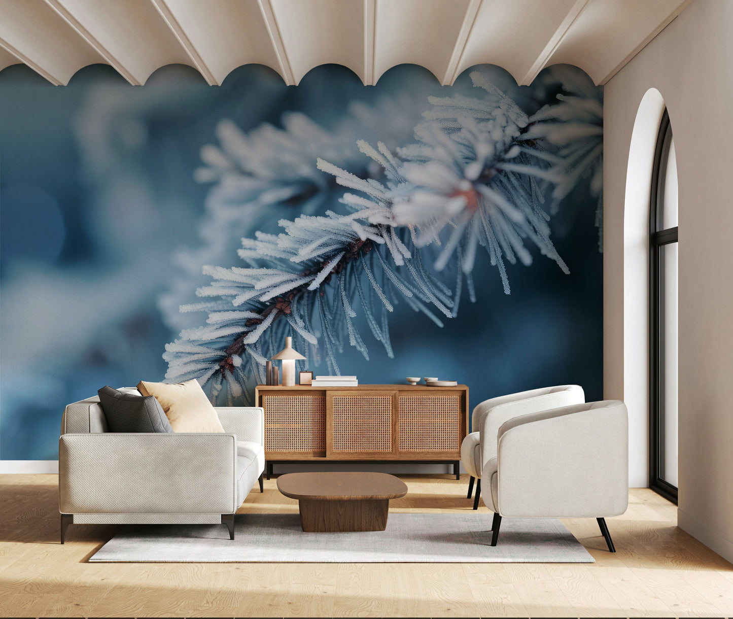 Icy Branch Serenity Wall Mural -2559591