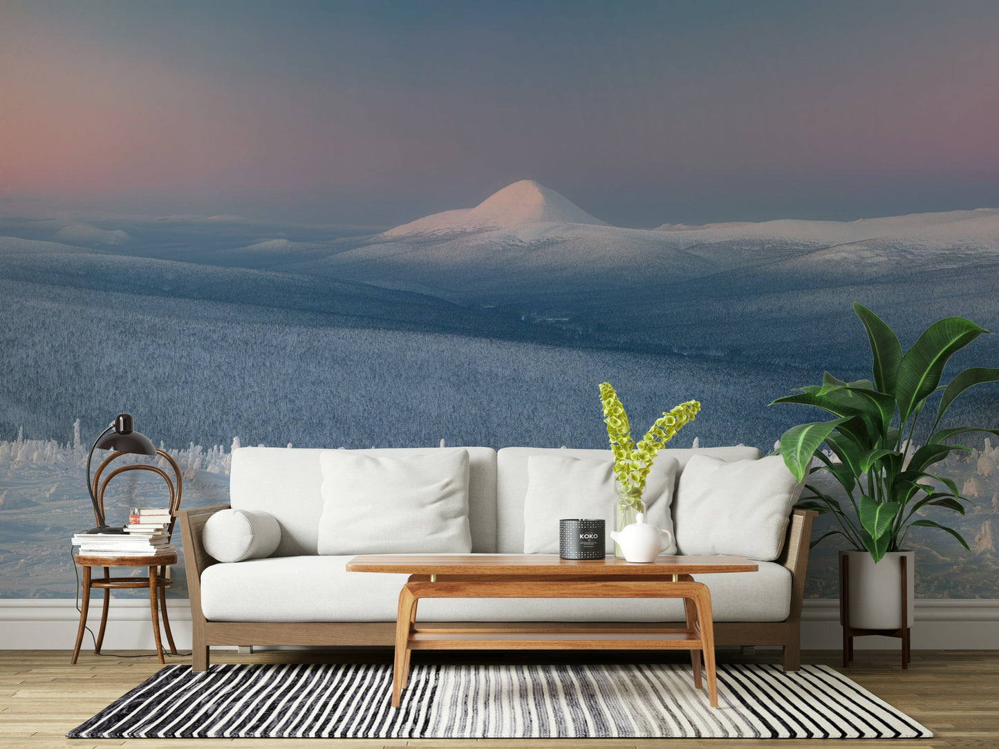 Icy Mountain Dreams Wall Mural -2315699