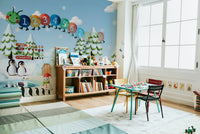 The composition is a fun, whimsical scene.

