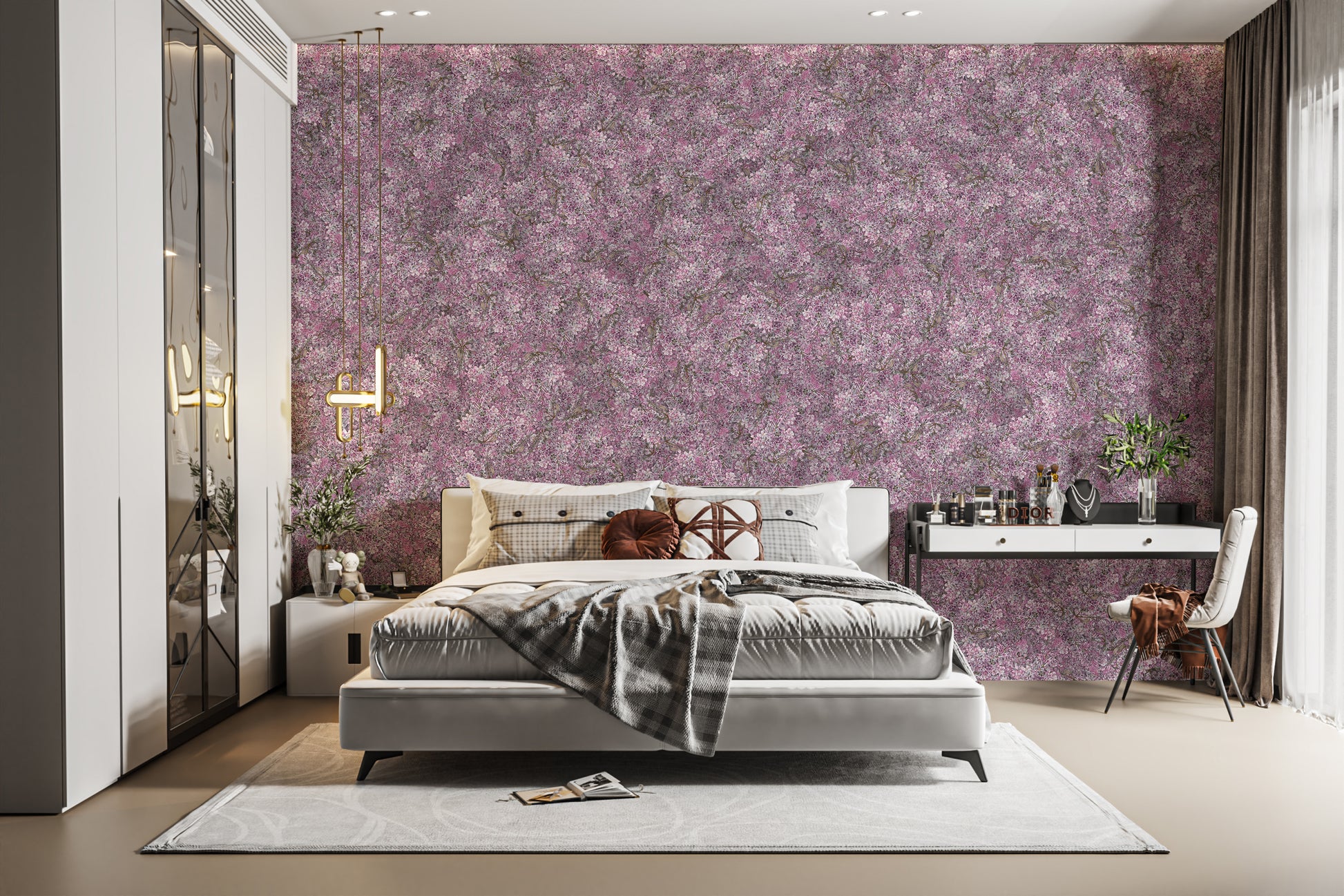 Lavender Bliss Mural Wallpaper - Giffywalls