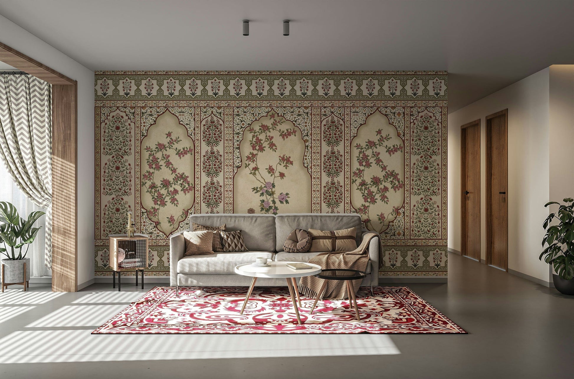 The overall mood is sophisticated and peaceful.

