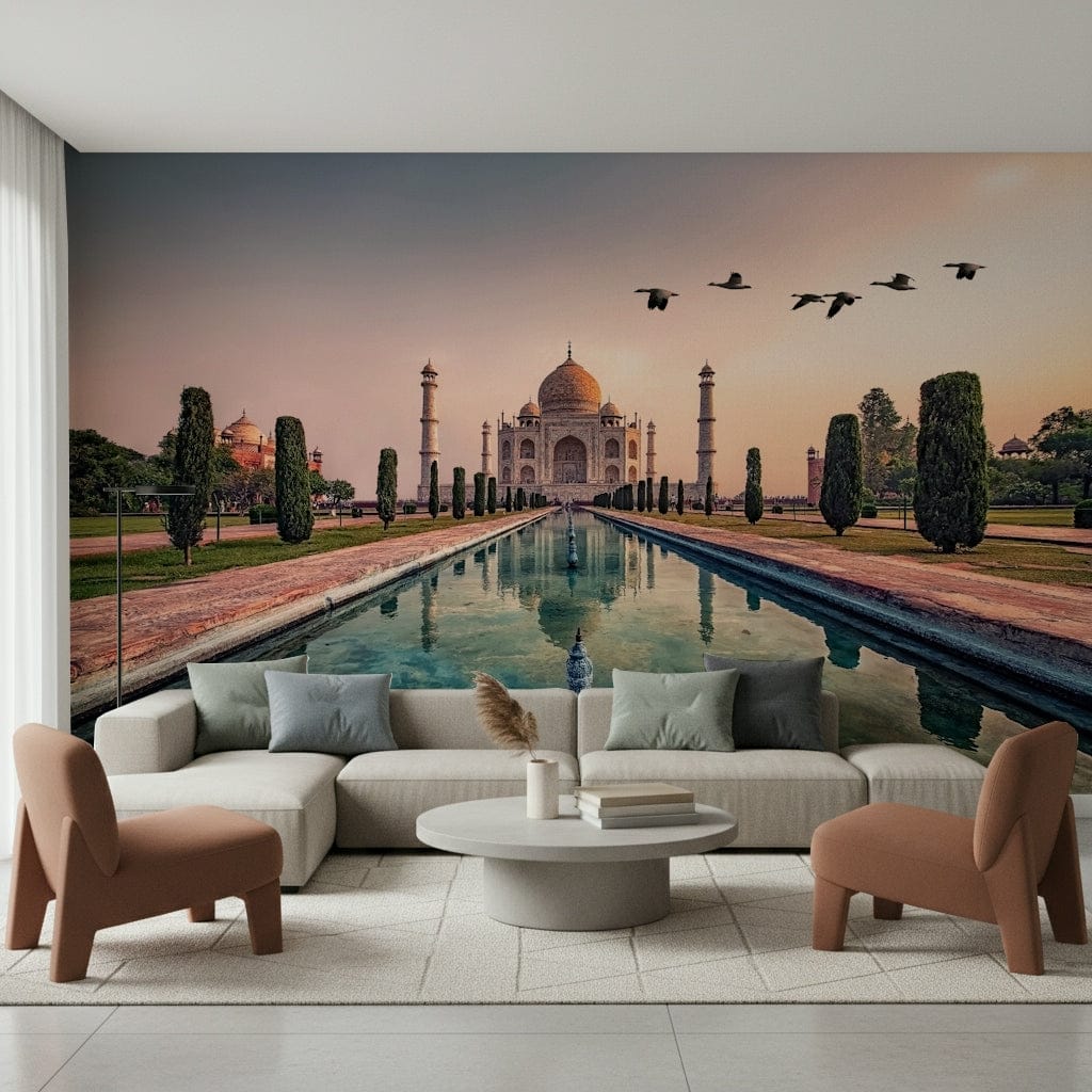 India's Taj Mahal: A Timeless Wonder Wall Mural