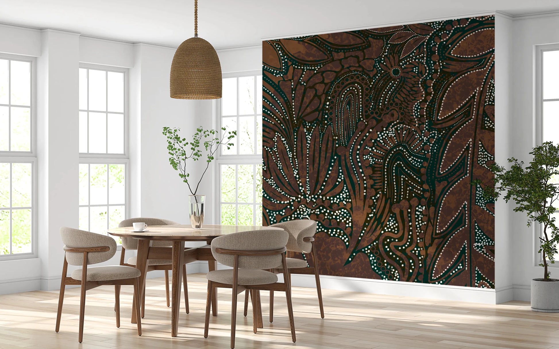 Indigenous Forest Wall Mural