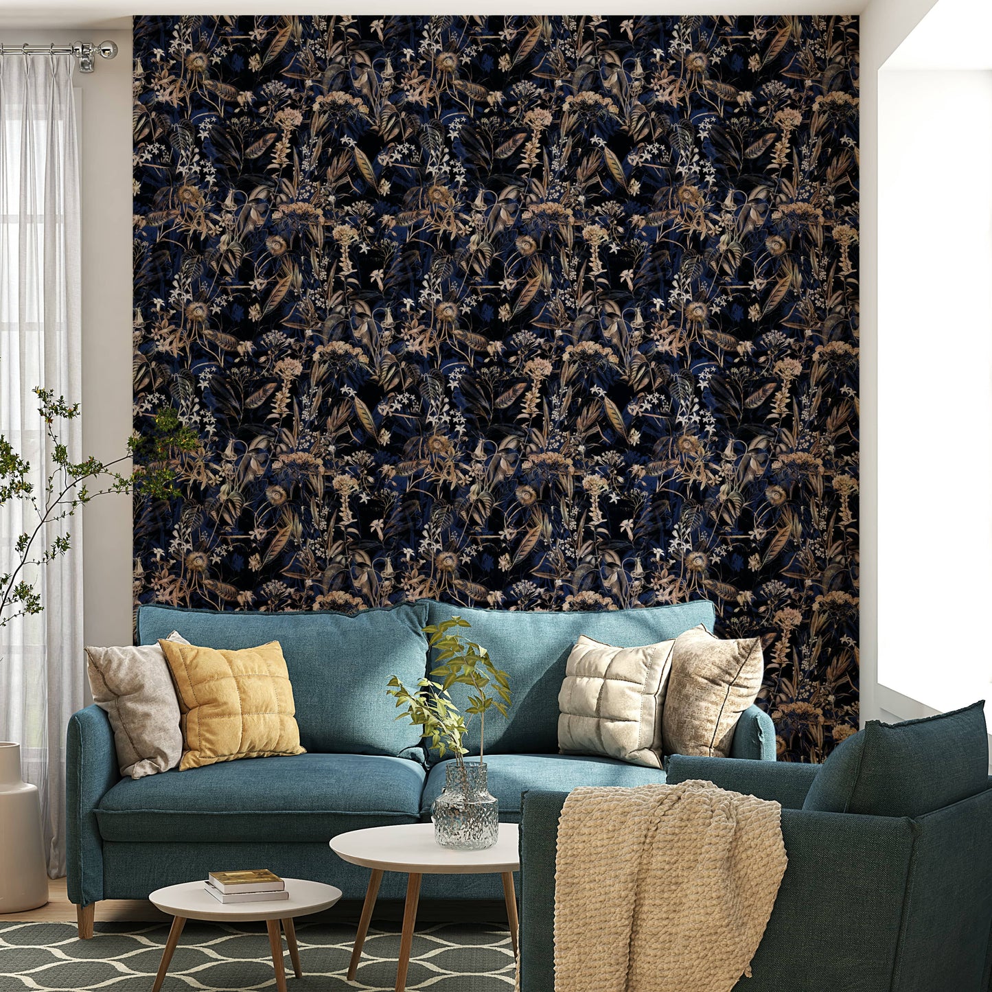 Wallpaper with a unique, luxurious design


