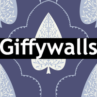 Quiet romantic aesthetic of Indigo Grove Botanical Echoes Wallpaper mural art.