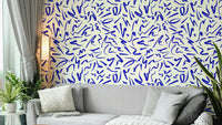 Playful scribbles wall mural

