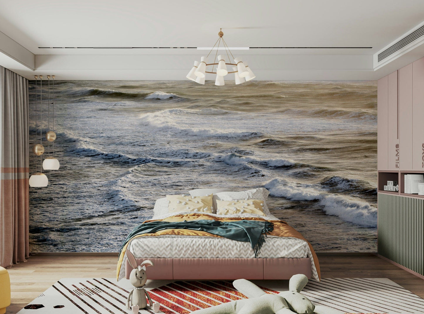A classic ocean view wallpaper for walls.

