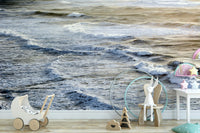 A contemplative deep blue sea wallpaper mural for a feature wall.

