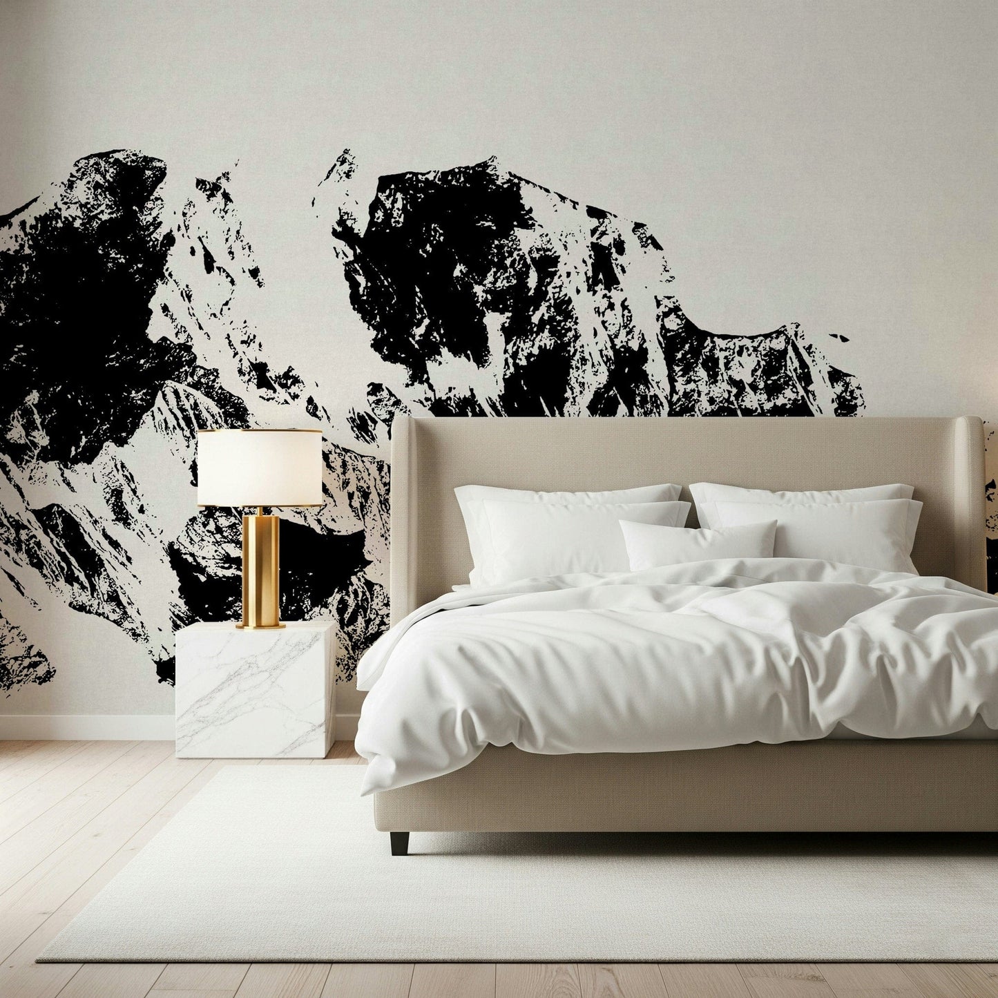Ink Mountain Ascent Wall Mural -2594673