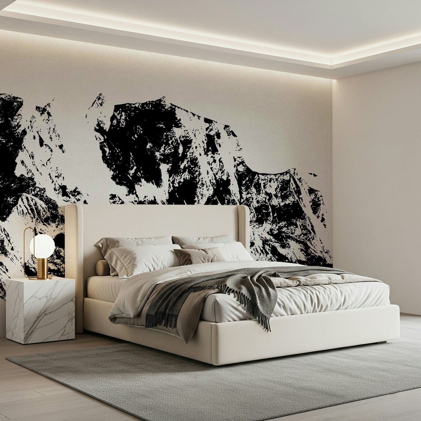 Ink Mountain Ascent Wall Mural -2594673