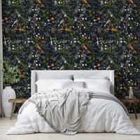 Ink Splatter expressive wall covering

