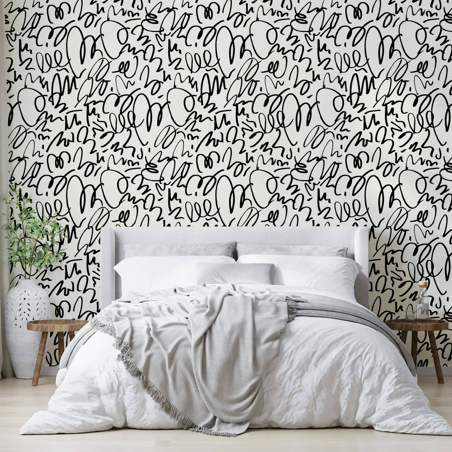 Free Marker simple mural wallpaper


