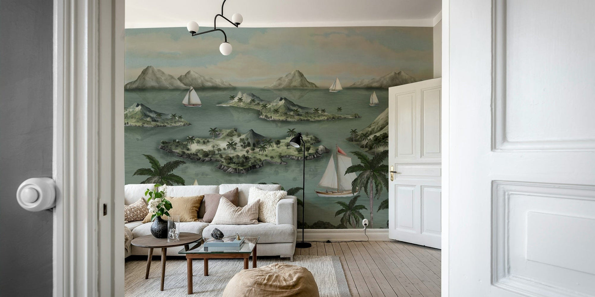 The design has a beautiful, artistic aesthetic.

