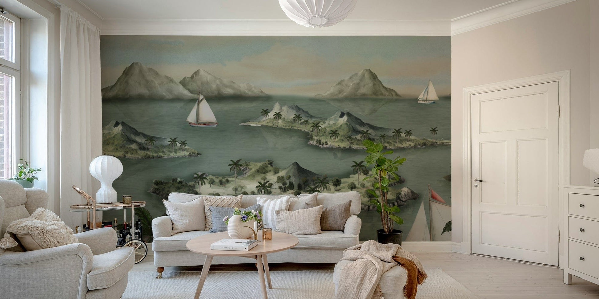 The composition is a harmonious, flowing pattern.

